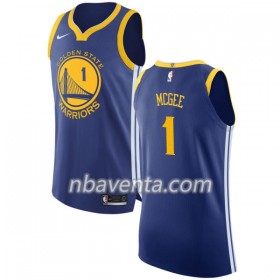 Camiseta Hombre Golden State Warriors JaVale McGee 1 Nike 2017-18 Azul Swingman